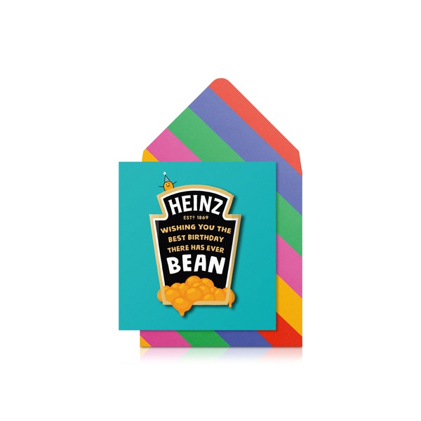 Tache Heinz Beans Best Birthday Card