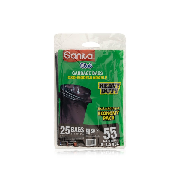 Club Garbage Bags X-Large 55 Gallons x 25