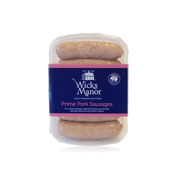 Wicks Manor Prime Pork Sausages 400g