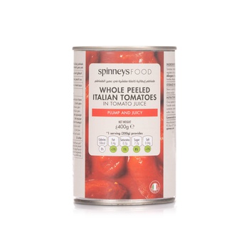 Spinneysfood Whole Peeled Italian Tomatoes 400g