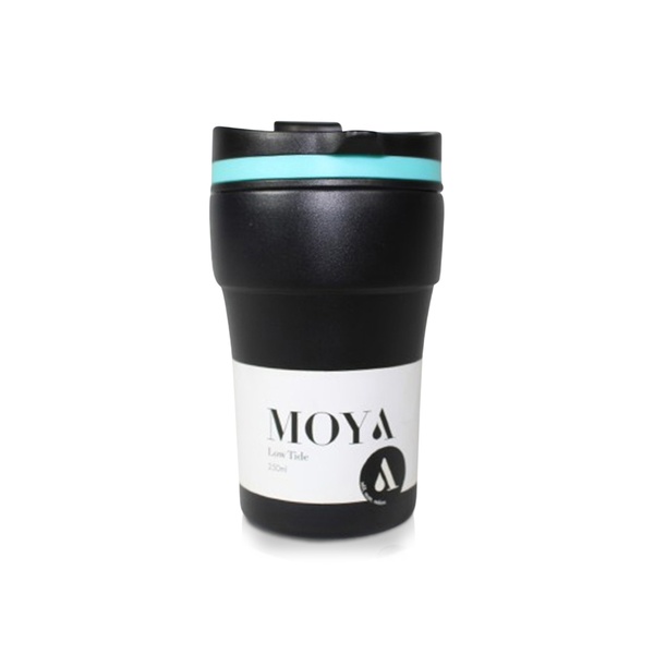 Moya Low Tide Travel Coffee Mug Blue/black 250ml