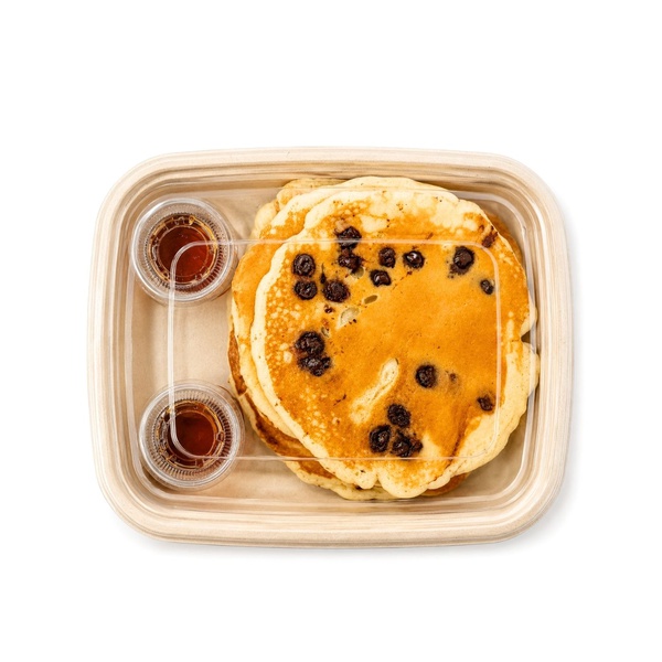 Chocolate Pancakes with Maple Syrup x 4