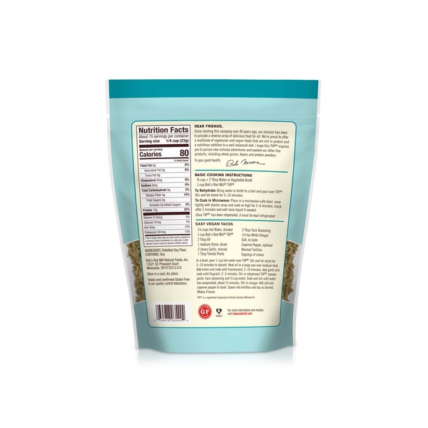 Bob's Red Mill Gluten-Free Textured Vegetable Protein 340g