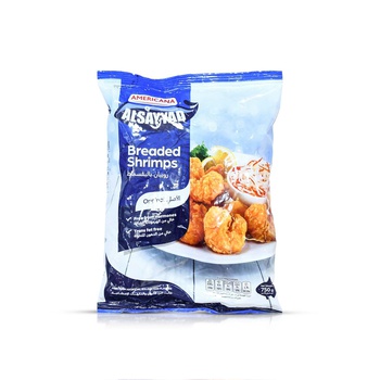 Americana Frozen Breaded Shrimps 750g