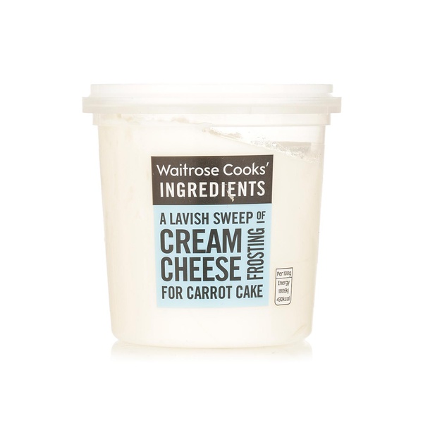 Waitrose Cooks' Ingredients cream cheese frosting 400g Spinneys UAE