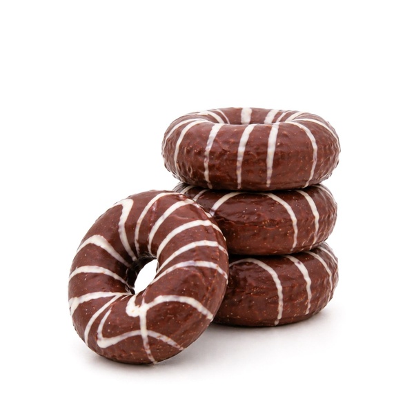 Spinneysfood Dark Chocolate Drizzle Donuts 4 x 63g