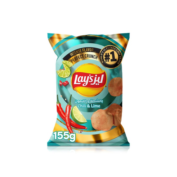 Lay’s Chili and Lime Potato Chips 155g