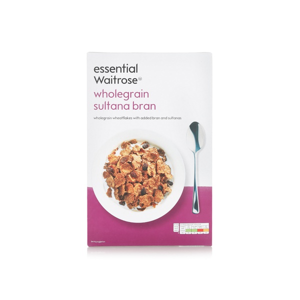Waitrose Essential Wholegrain Sultana Bran 750g
