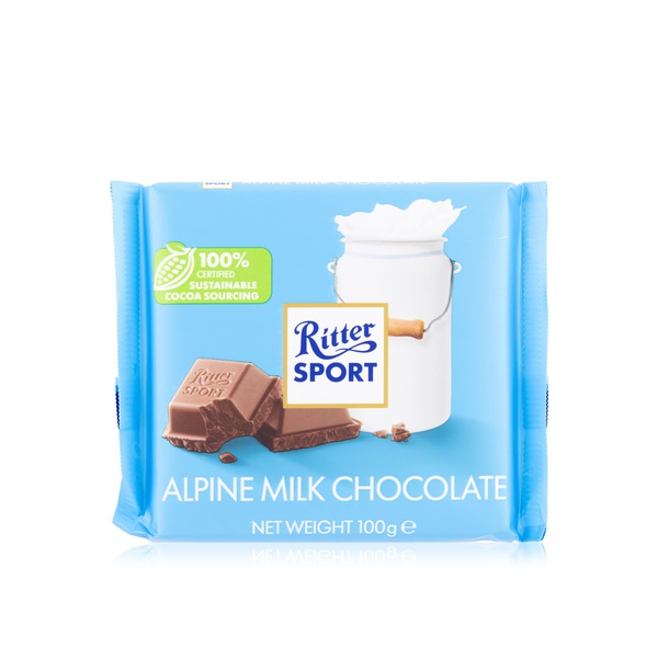 Ritter Sport Alpine Milk Chocolate 100g