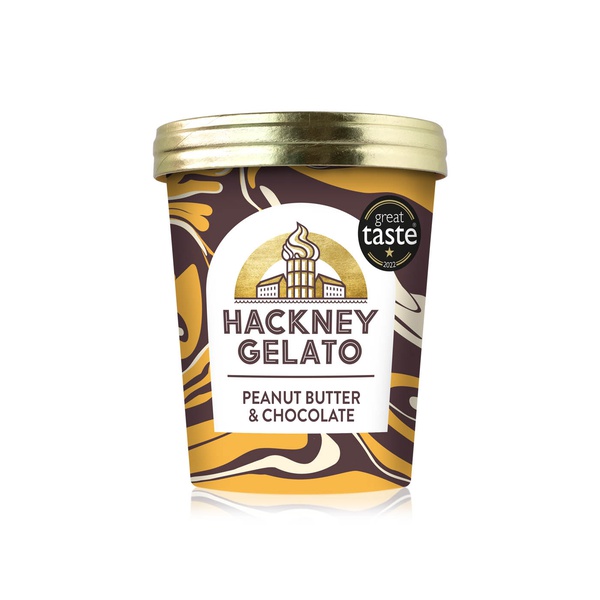 Buy Hackney Gelato peanut butter and chocolate 460ml in UAE