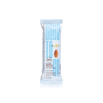 Good to Go Keto Bar Vanilla and Almond 40g