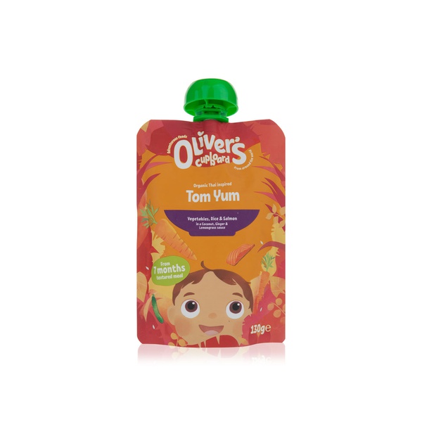 اشتري Olivers Cupboard organic tom yum soup weaning food 130g في الامارات