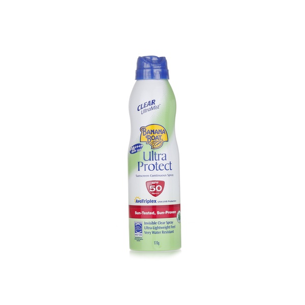 Buy Banana Boat ultra protect sunscreen lotion SPF50 175ml in UAE