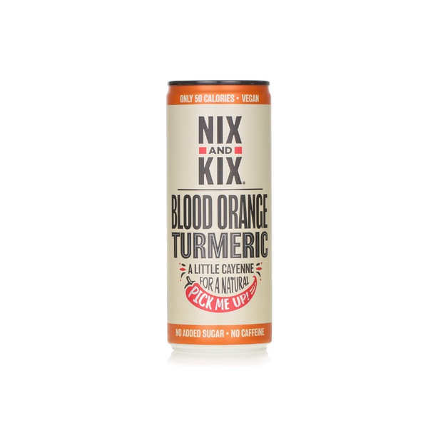 Buy Nix and Kix blood orange turmeric drink 250ml in UAE