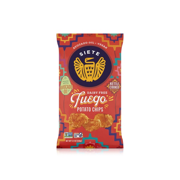 Siete Kettle Cooked Fuego Potato Chips 155g
