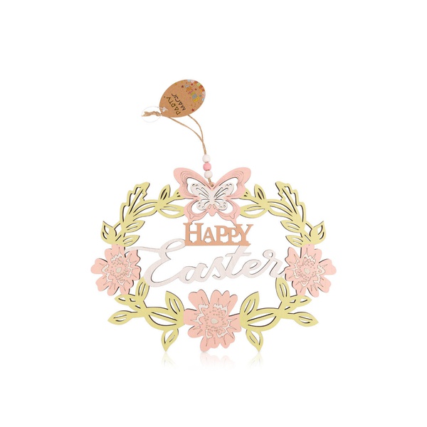 Party Magic Easter Wooden Wreath 30cm