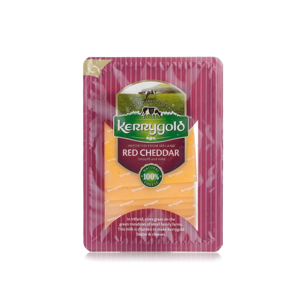 Buy Kerrygold red cheddar cheese slice 150g in UAE