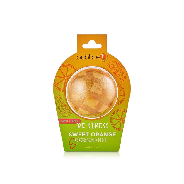 Bubble T De-Stress Bath Fizzer Sweet Orange and Bergamot 150g