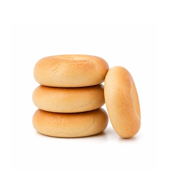 Spinneysfood Plain Bagel Buns x 4