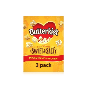 Butterkist Sweet & Salted Microwave Popcorn 60g x 3
