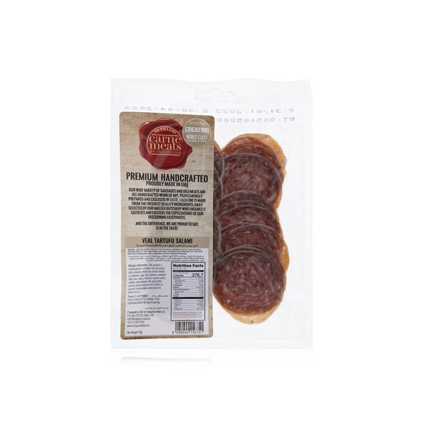 Carne Meats Sliced Veal Tartufo Salami 70g