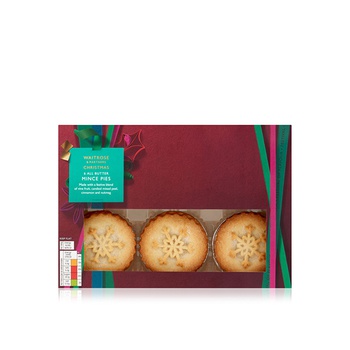 Waitrose Christmas All Butter Mince Pies 6s