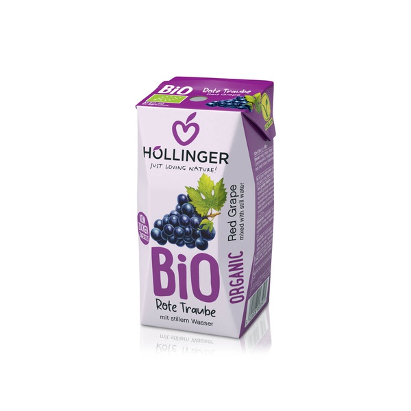 Hollinger Organic Red Grape Juice 3 x 200ml