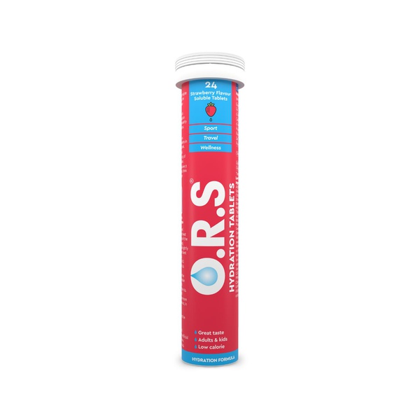 O.R.S Hydration Tablets Strawberry x24