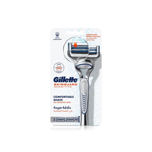 Gillette Skinguard Sensitive Razor + 2 Blades