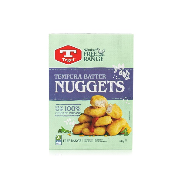 اشتري Tegel tempura batter chicken nuggets 380g في الامارات