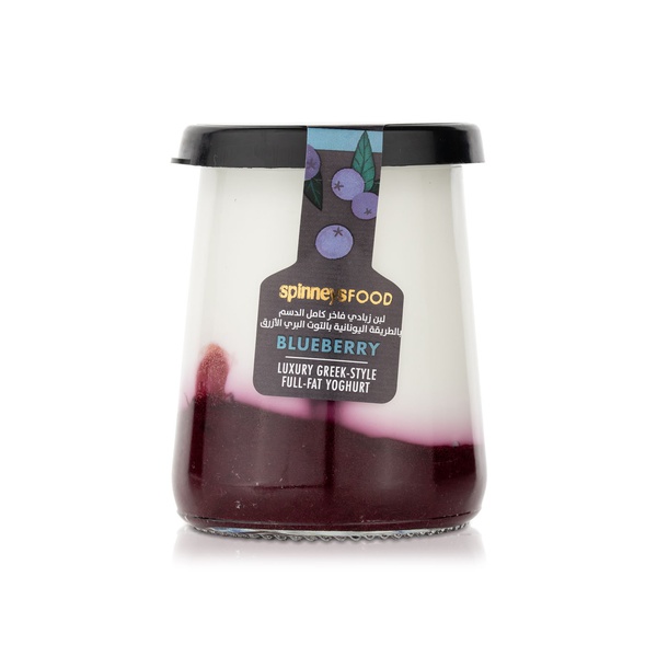 Spinneysfood Luxury Greek Style Full Fat Yoghurt with Blueberry 125g