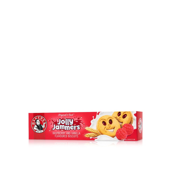 Bakers Jolly Jammers Raspberry & Vanilla Flavoured Biscuits 200g
