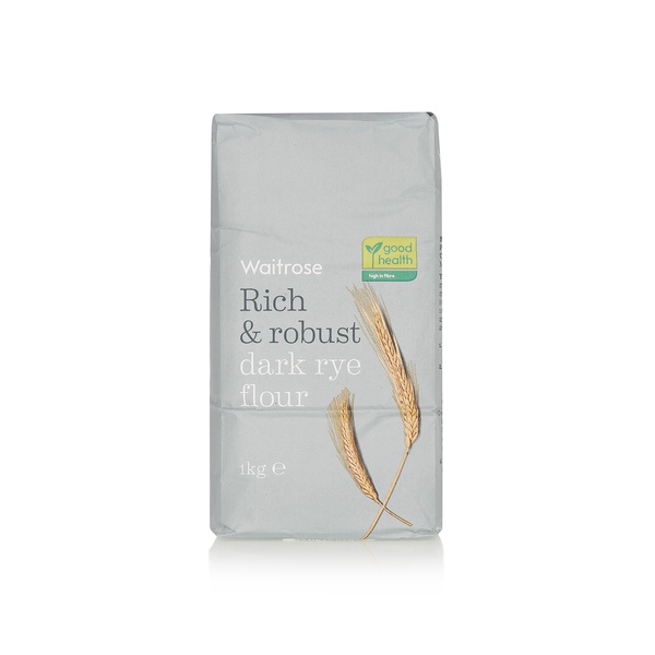 اشتري Waitrose dark rye flour 1kg في الامارات