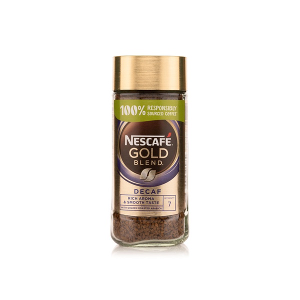 Buy Nescafe gold blend decaf instant coffee 100g in UAE
