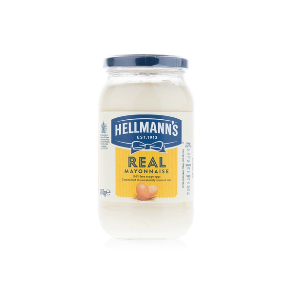 Buy Hellmanns real mayonnaise 400ml in UAE