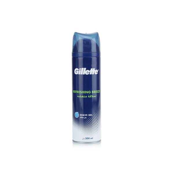 اشتري Gillette refreshing breeze shave gel 200ml في الامارات