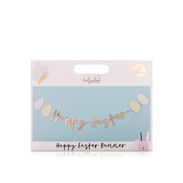 Hootyballoo Happy Easter' Egg Banner 2m