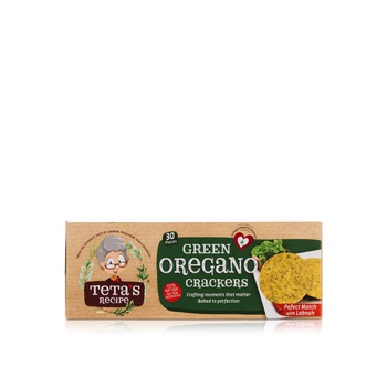 Teta's Recipe green oregano crackers 90g