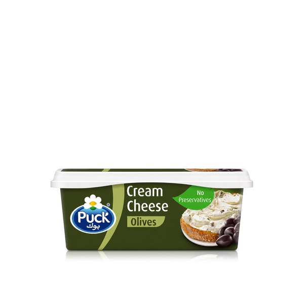 Puck Cream Cheese with Black Olives 300g