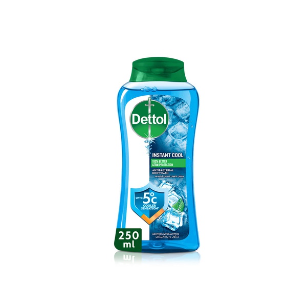 Dettol Cool Menthol & Eucalyptus Scent Shower Gel & Body Wash 250ml