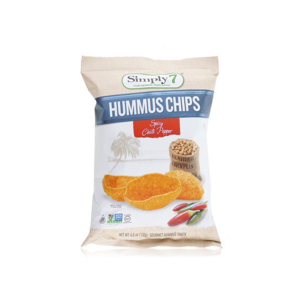 Simply 7 hummus chilli pepper chips 130g Spinneys UAE
