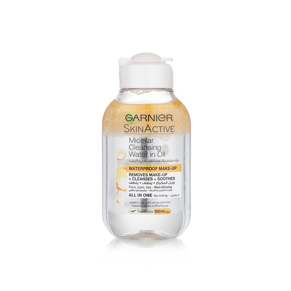 Buy Garnier SkinActive micellar cleansing water with Moroccan argan oil 100ml in UAE