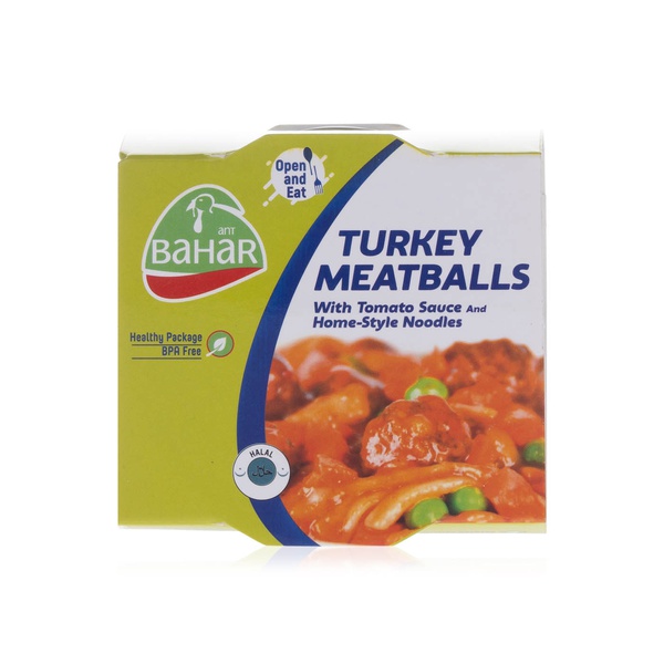 Bahar turkey meatballs with tomato sauce and homestyle noodles 195g