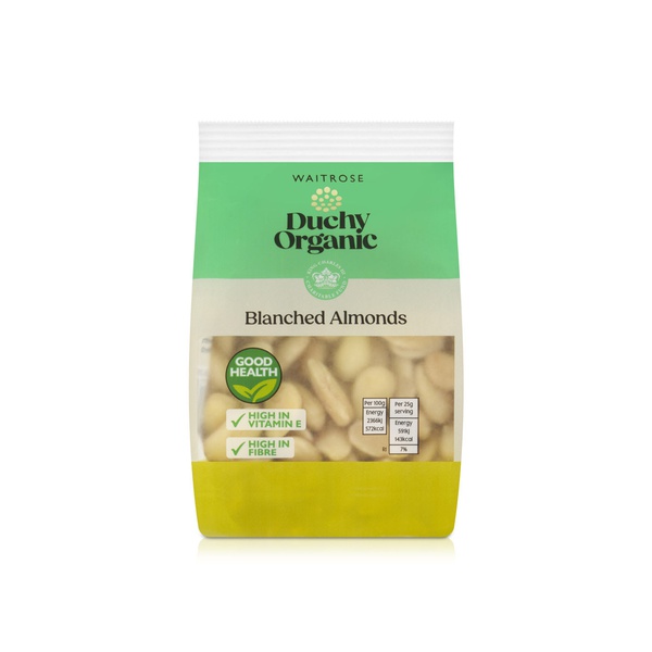 Waitrose Duchy Organic Blanched Almonds 100g