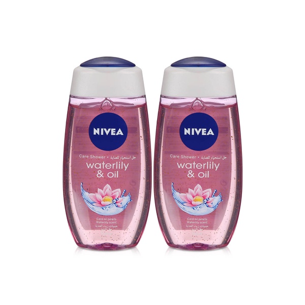 Nivea Care Shower Water Lilly & Oil 250ml x 2