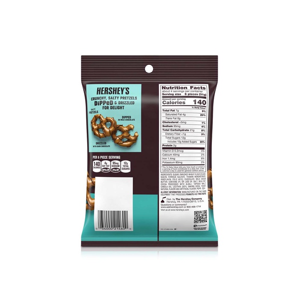 Hershey's Milk Chocolate Dipped Pretzels 120g