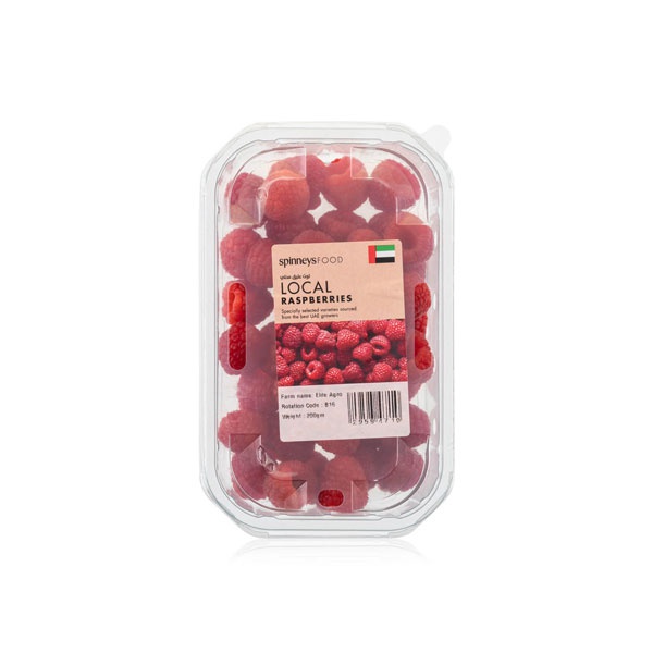Spinneysfood Local Raspberries 200g