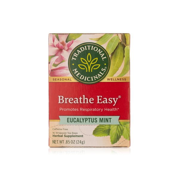 اشتري Traditional Medicinals breathe easy tea 16 bags 24g في الامارات