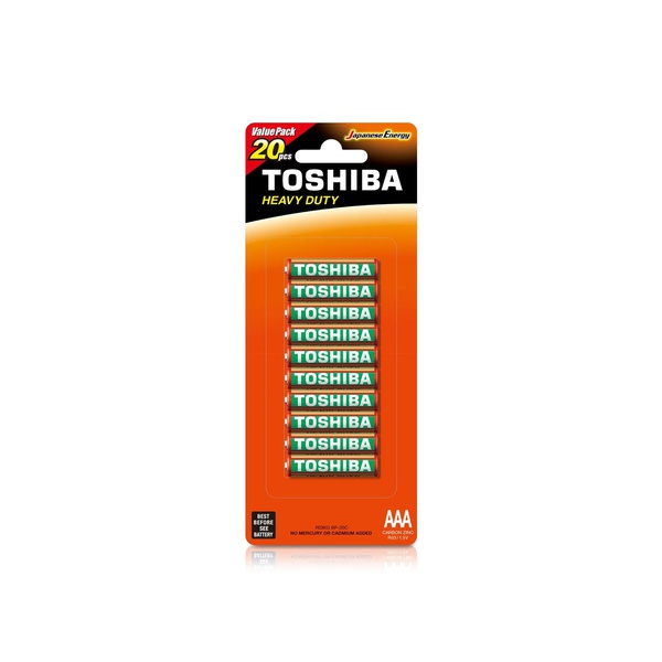 Toshiba Heavy Duty Batteries AAA x 20