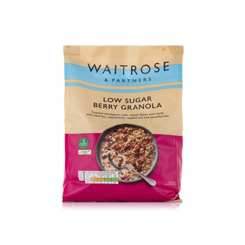 Waitrose Low Sugar Berry Granola 500g